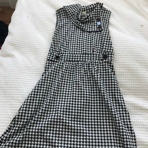 ModCloth houndstooth dress, medium